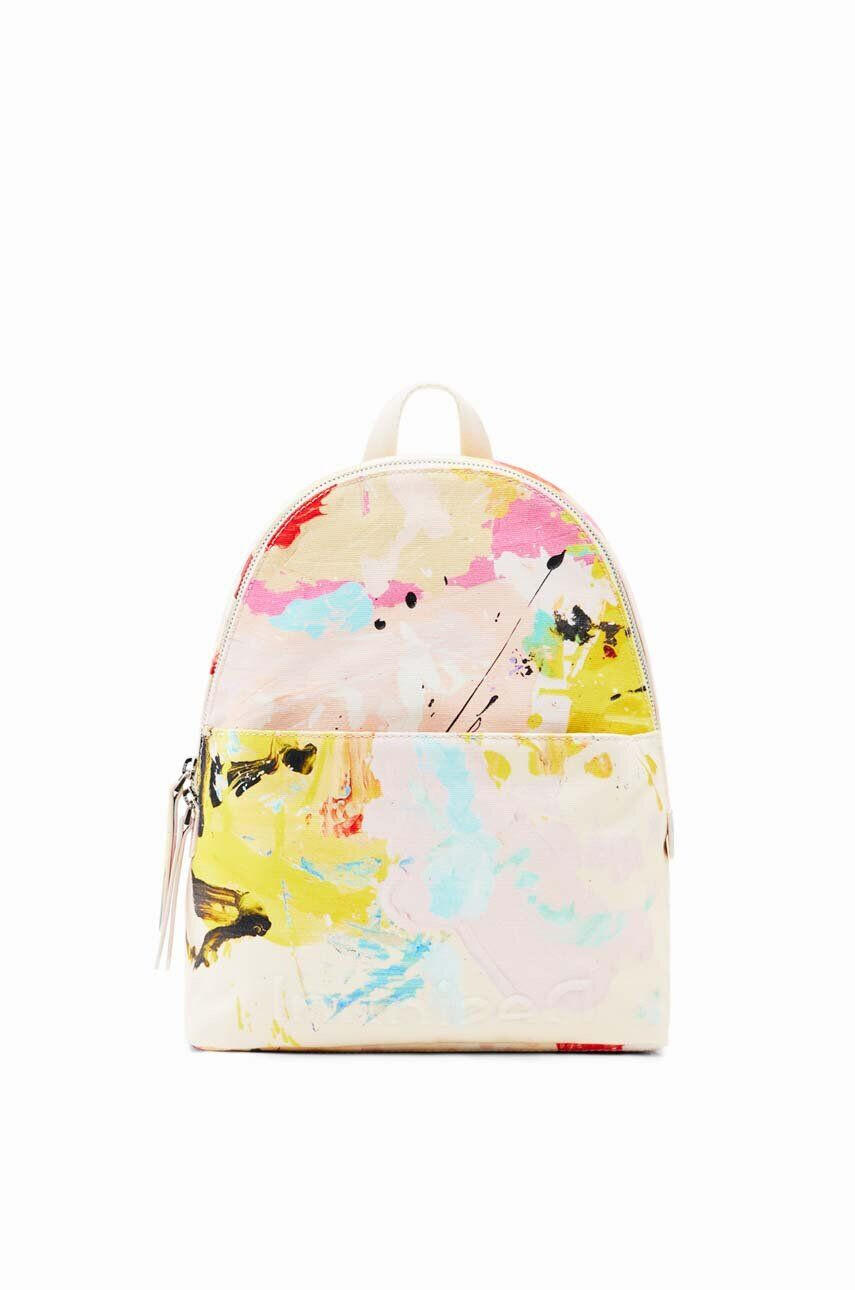 Desigual rucsac femei culoarea bej mare modelator - Pled.ro