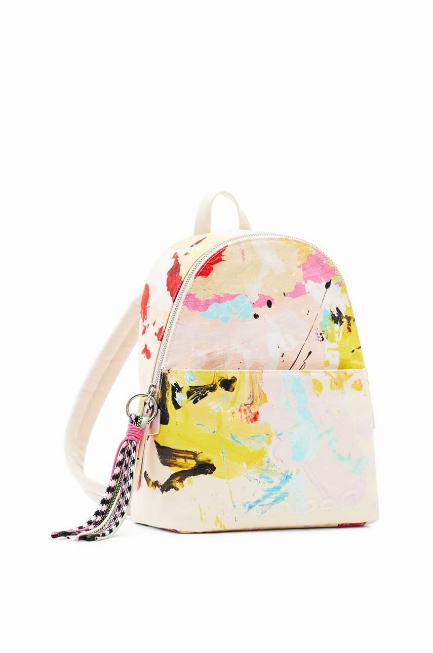 Desigual rucsac femei culoarea bej mare modelator - Pled.ro