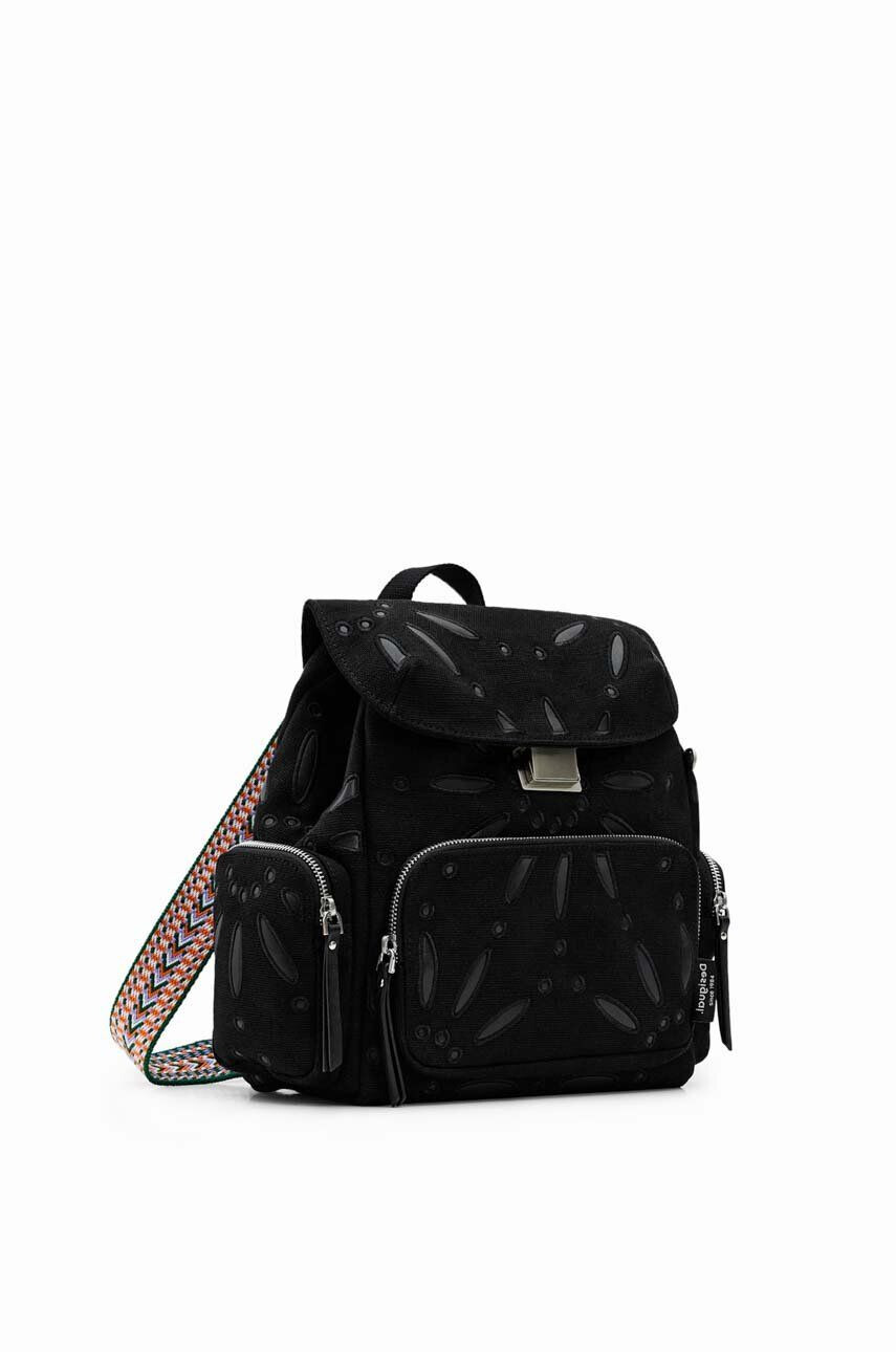 Desigual rucsac femei culoarea negru mic - Pled.ro