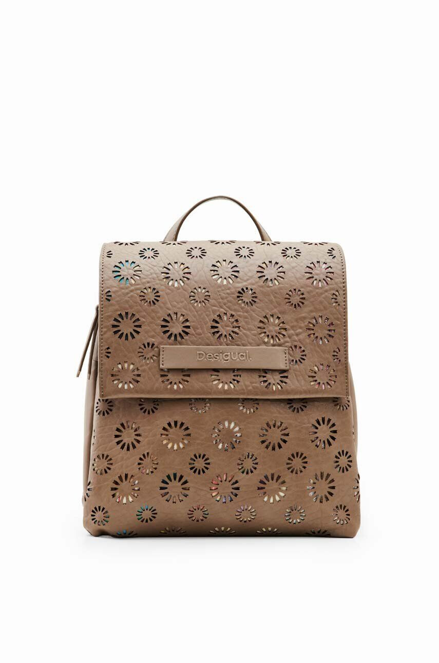 Desigual rucsac femei culoarea maro mic modelator - Pled.ro