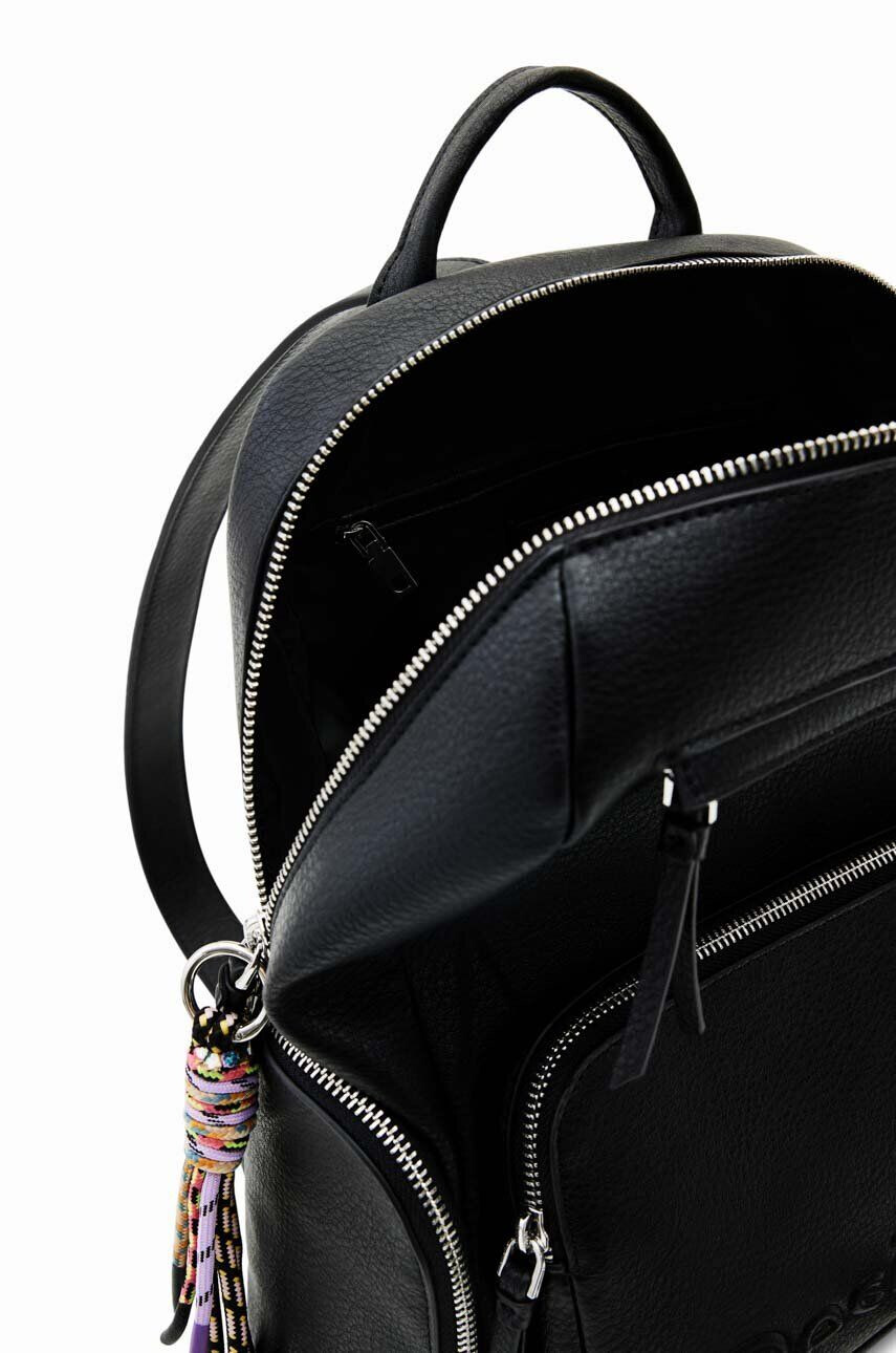 Desigual rucsac femei culoarea negru mic neted - Pled.ro