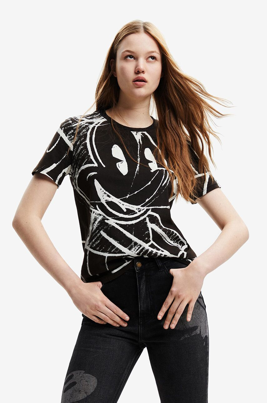 Desigual tricou din bumbac - Pled.ro