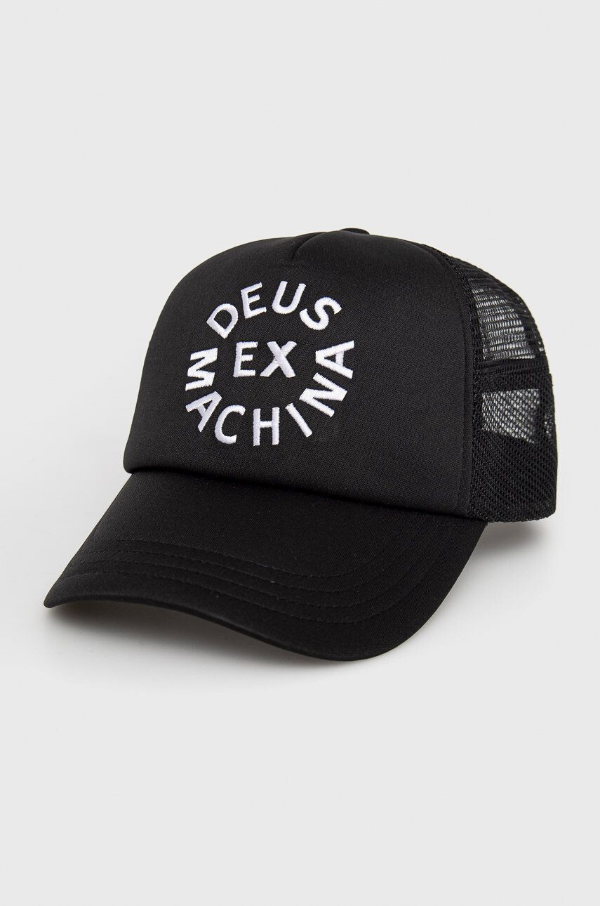 Deus Ex Machina caciula culoarea verde cu imprimeu - Pled.ro