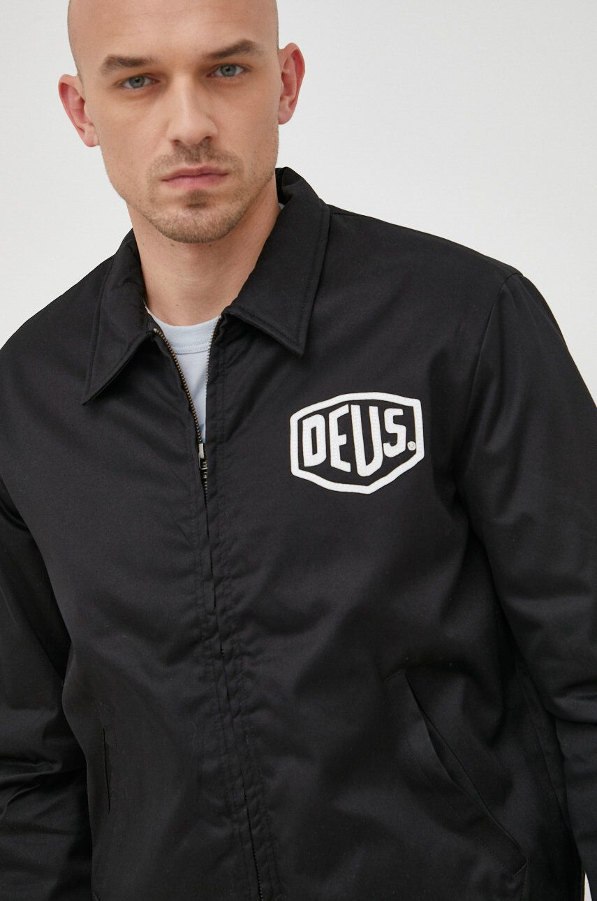 Deus Ex Machina geaca barbati culoarea negru de tranzitie oversize - Pled.ro