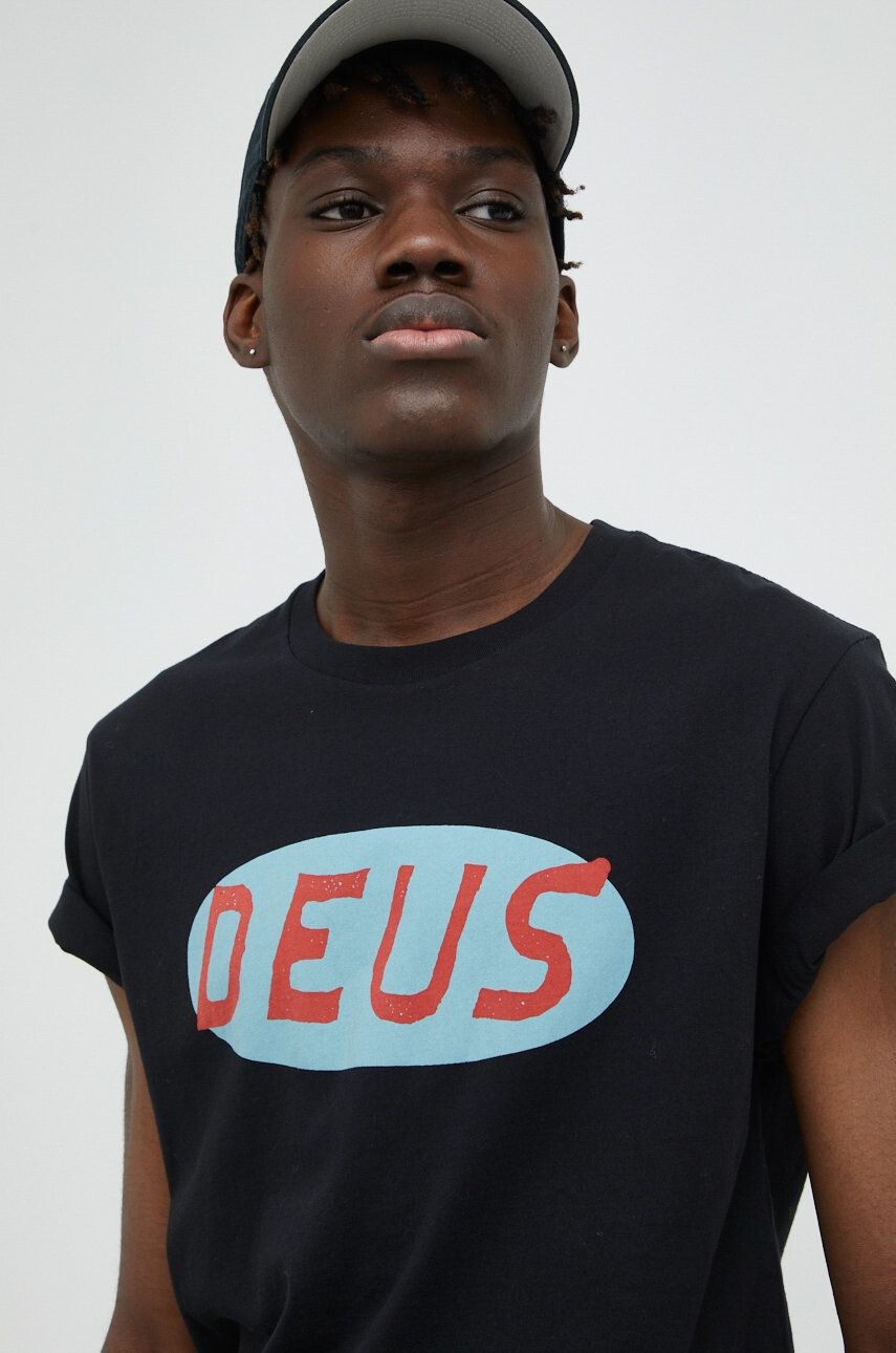 Deus Ex Machina tricou din bumbac culoarea alb - Pled.ro