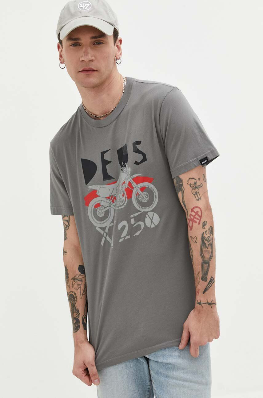 Deus Ex Machina tricou din bumbac culoarea negru - Pled.ro