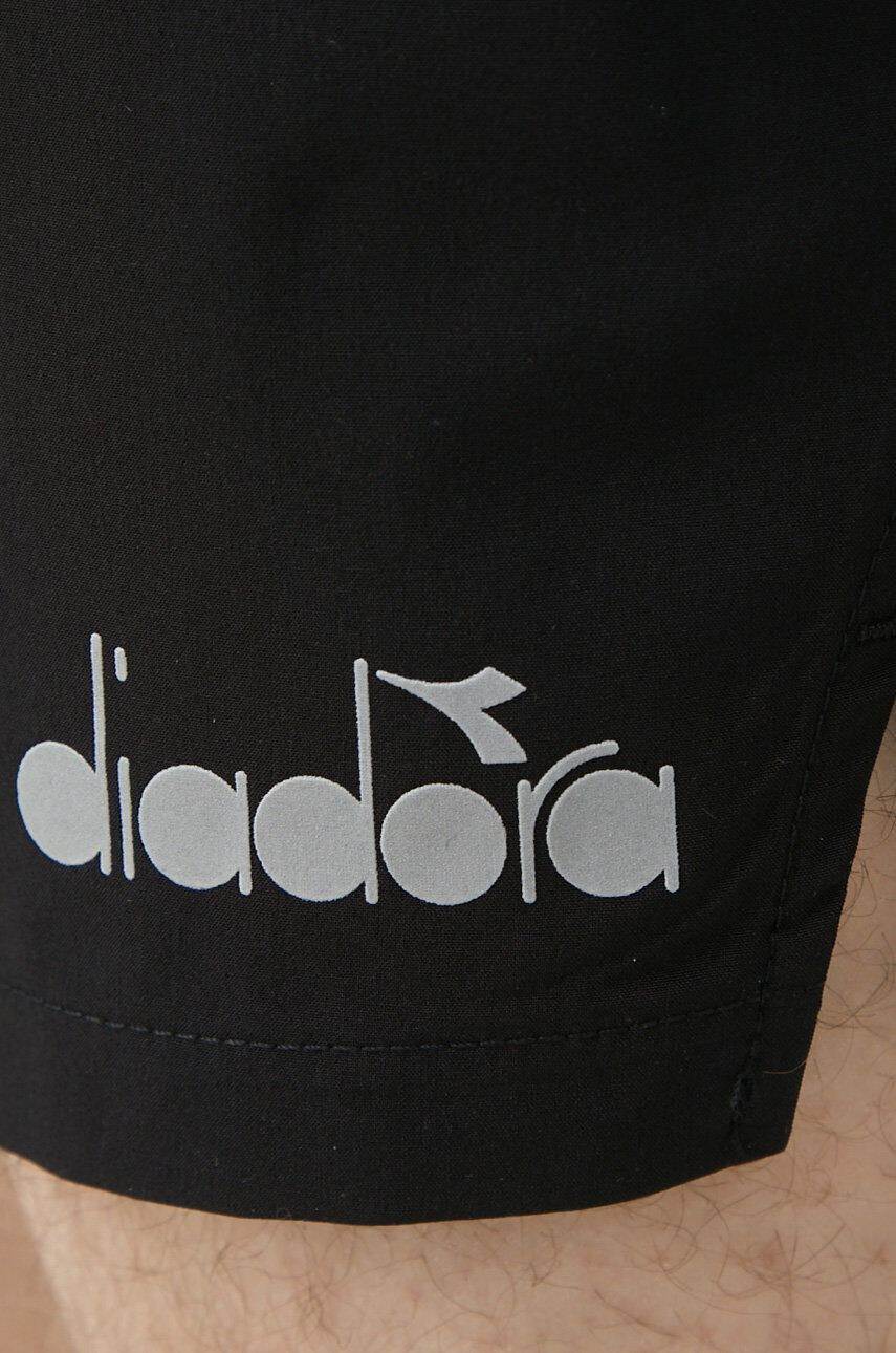 Diadora pantaloni scurți de alergare barbati culoarea negru - Pled.ro