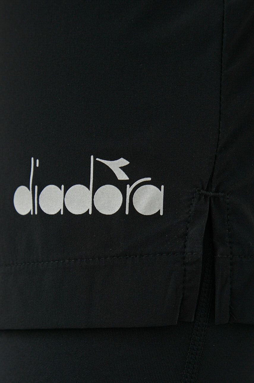 Diadora pantaloni scurți de alergare Be One barbati culoarea negru - Pled.ro