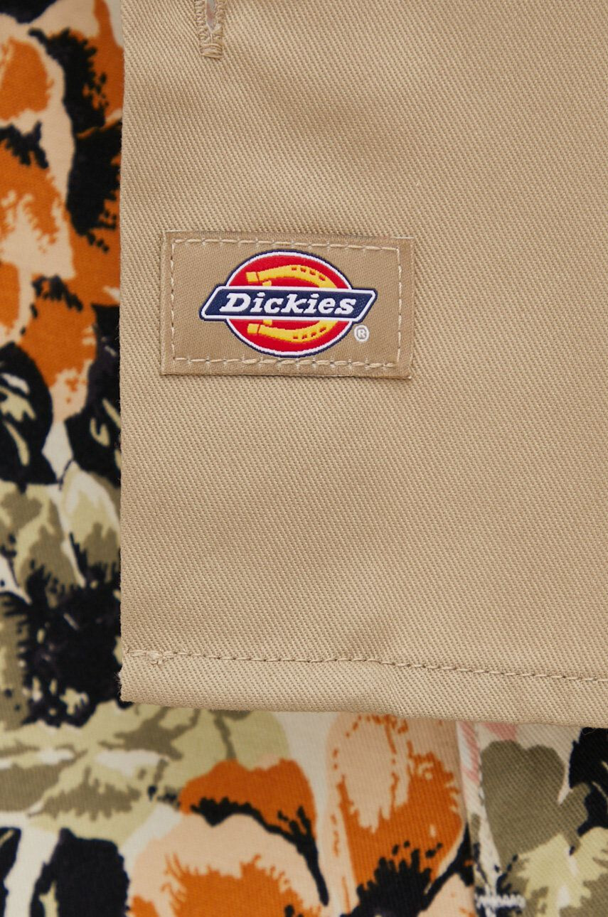 Dickies camasa barbati culoarea verde cu guler clasic regular - Pled.ro