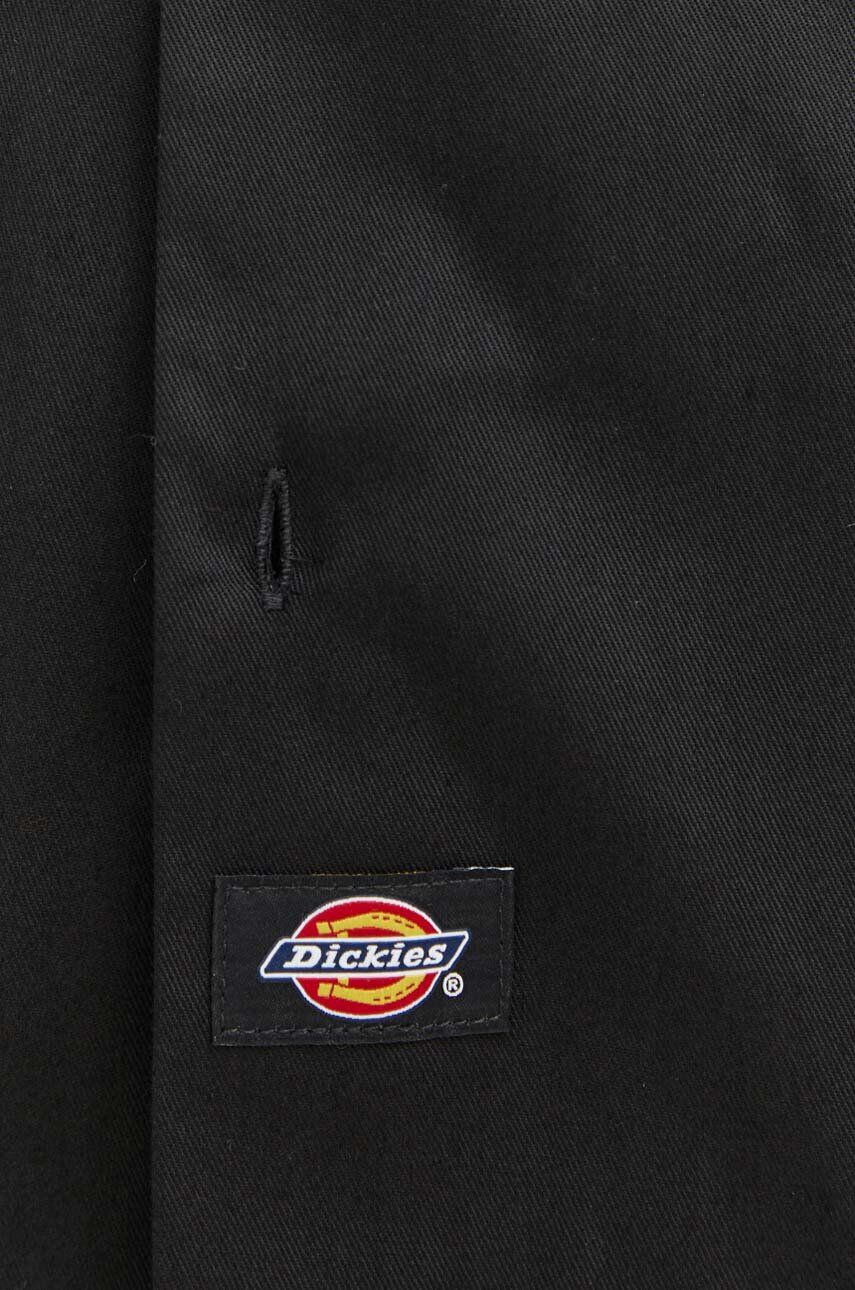 Dickies camasa barbati culoarea negru cu guler clasic regular - Pled.ro