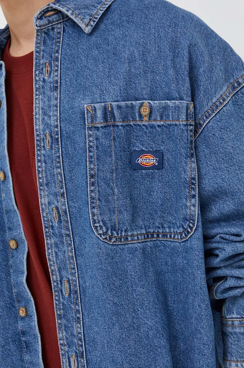 Dickies camasa jeans barbati cu guler clasic relaxed - Pled.ro