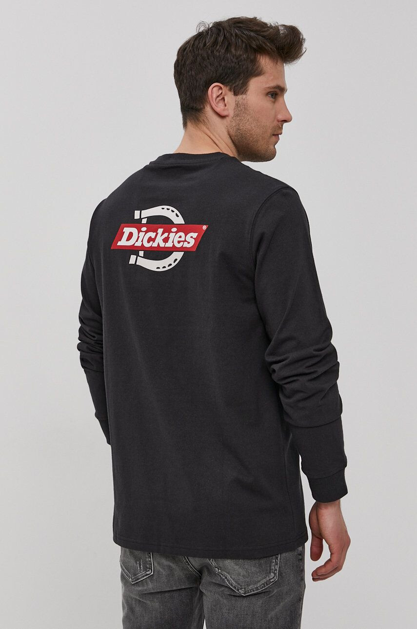 Dickies Longsleeve bărbați culoarea negru cu imprimeu DK0A4XEHBLK-BLACK - Pled.ro