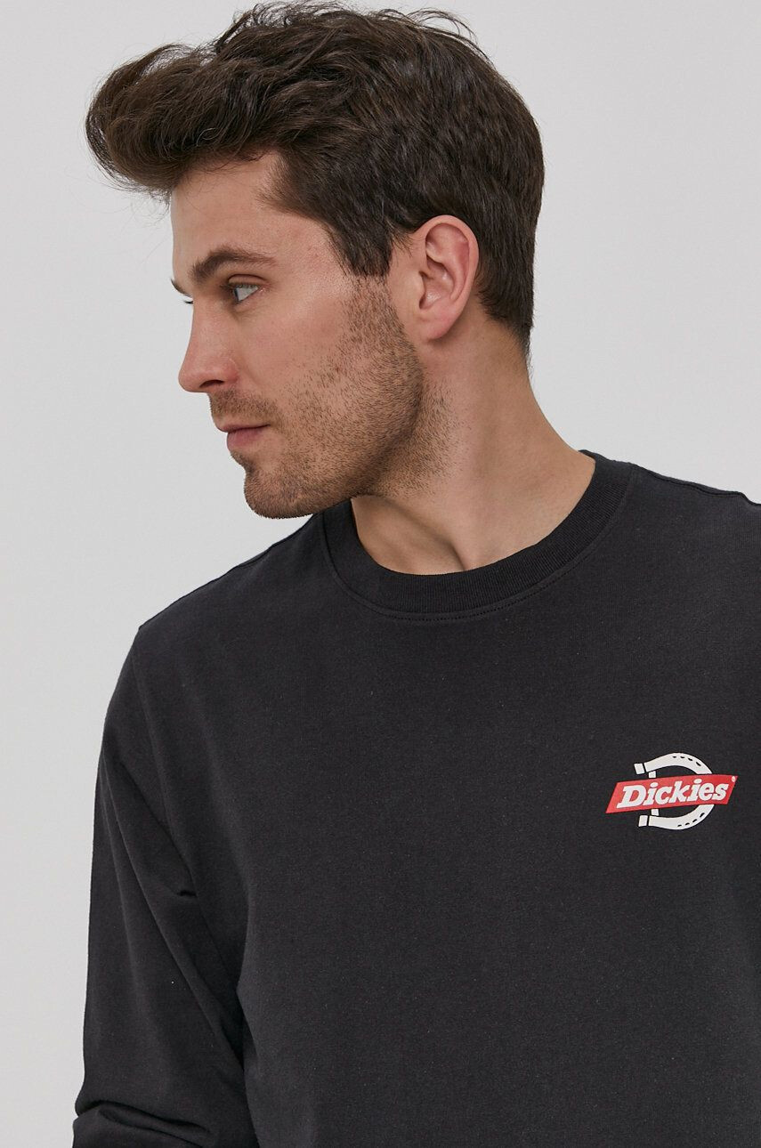 Dickies Longsleeve bărbați culoarea negru cu imprimeu DK0A4XEHBLK-BLACK - Pled.ro