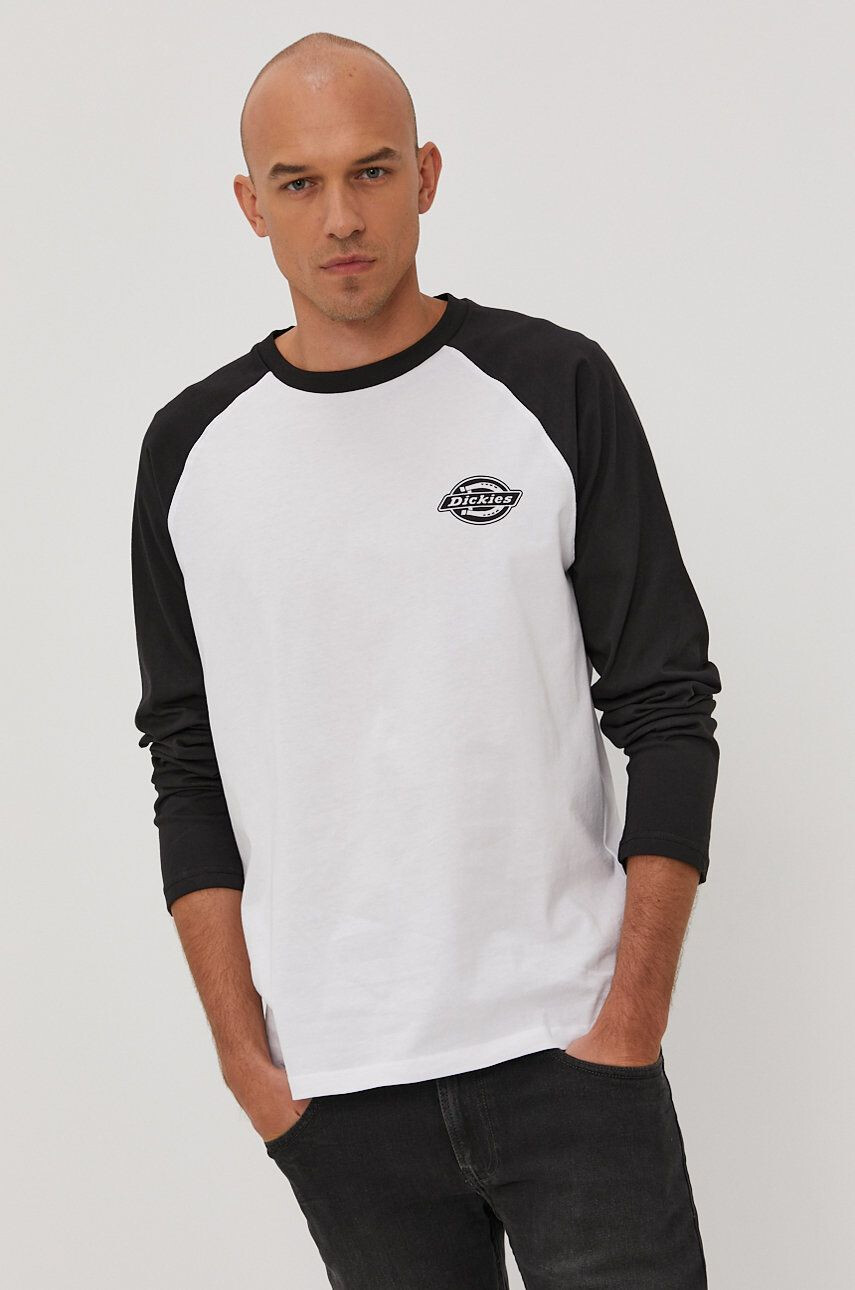 Dickies Longsleeve bărbați culoarea negru cu imprimeu - Pled.ro