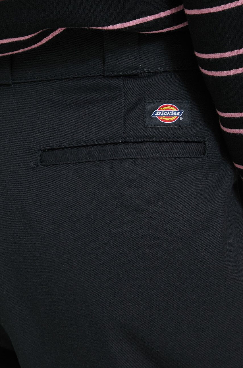 Dickies pantaloni femei culoarea negru lat high waist - Pled.ro