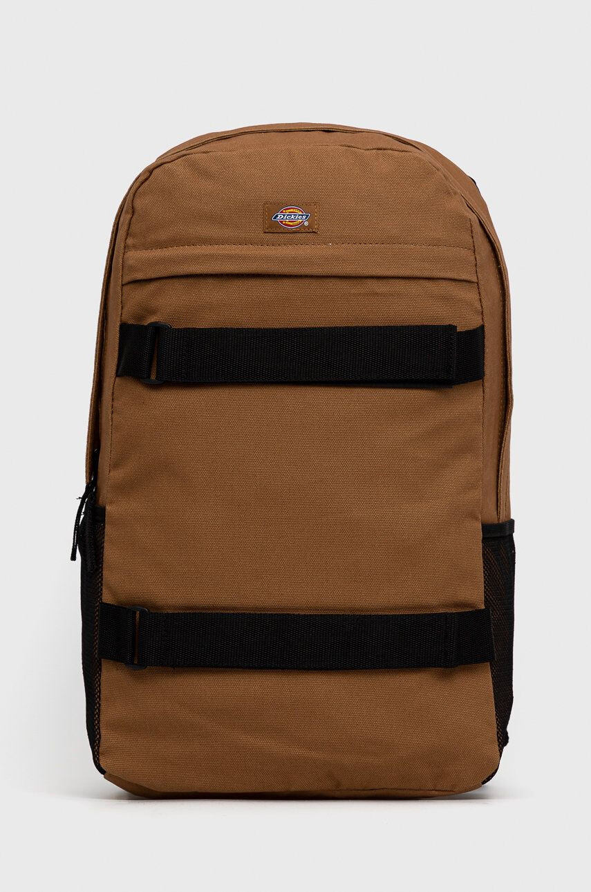 Dickies Rucsac bărbați culoarea maro mare material neted - Pled.ro