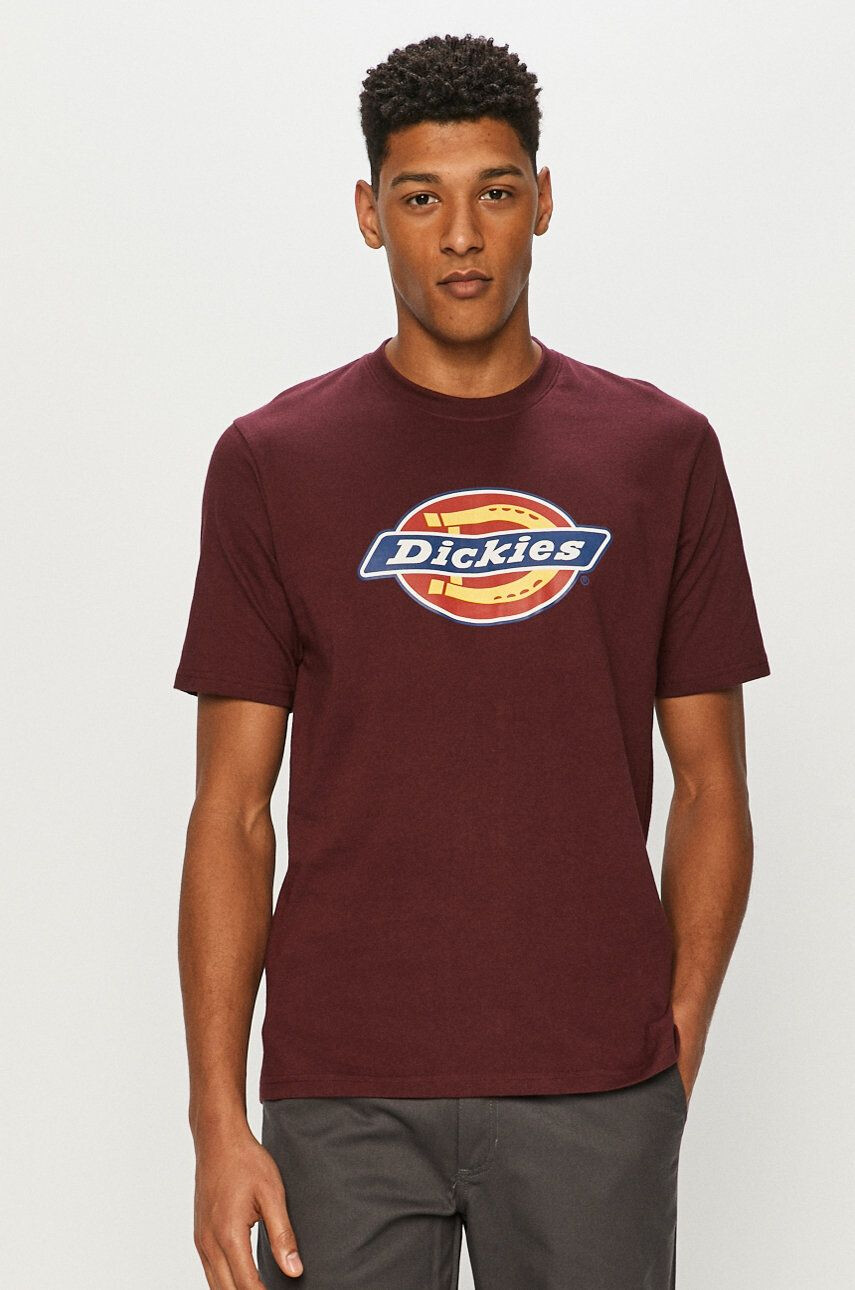 Dickies Tricou culoarea bordo - Pled.ro