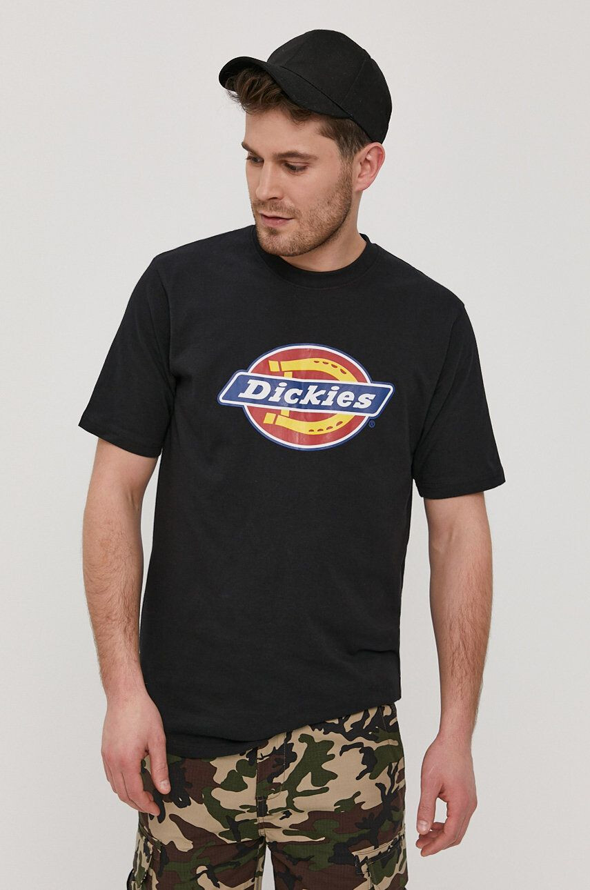 Dickies tricou culoarea negru cu imprimeu DK0A4XC9BLK-BLACK - Pled.ro