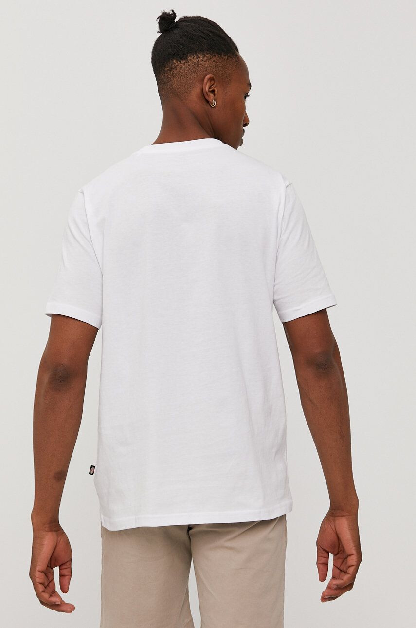 Dickies tricou bărbați culoarea alb material neted DK0A4XDBWHX-WHITE - Pled.ro