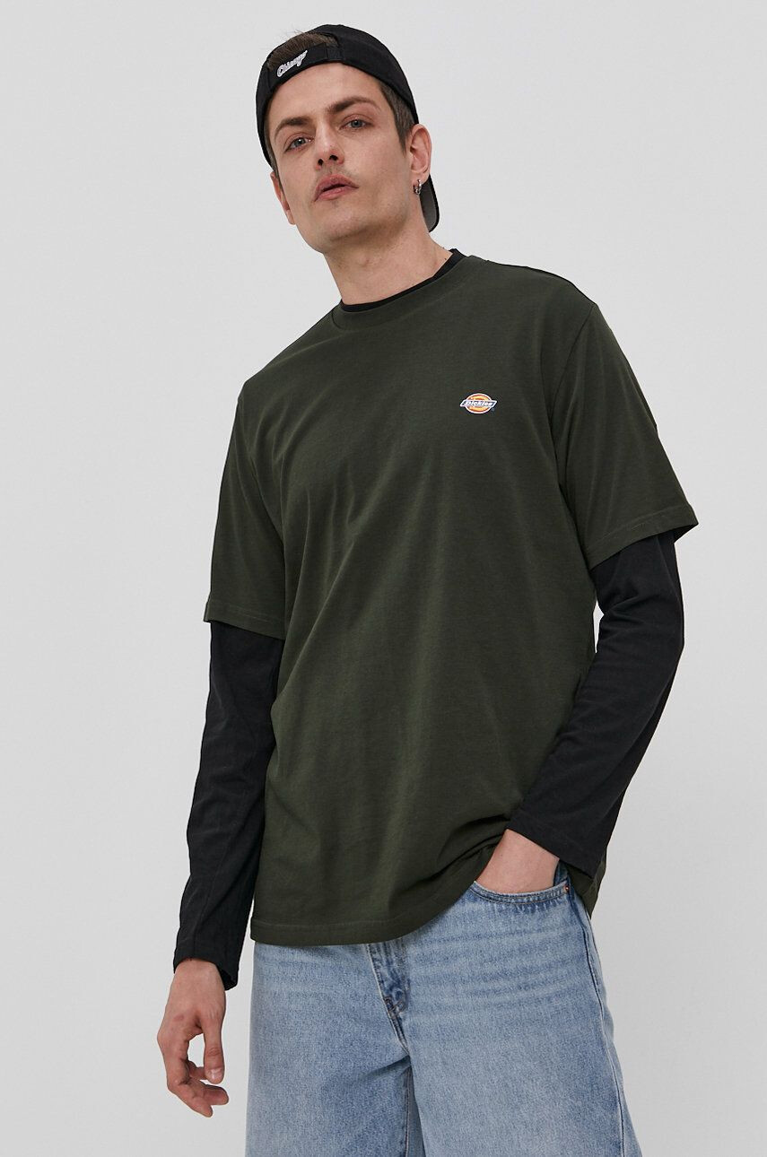 Dickies tricou barbati culoarea gri melanj - Pled.ro