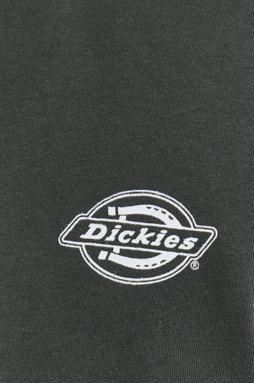 Dickies tricou din bumbac culoarea verde cu imprimeu - Pled.ro