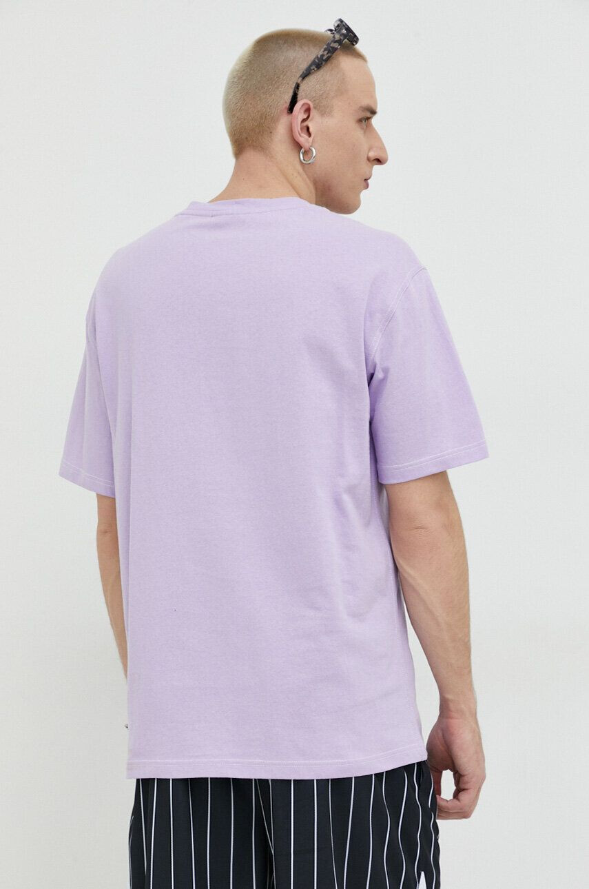 Dickies tricou din bumbac culoarea violet cu imprimeu - Pled.ro