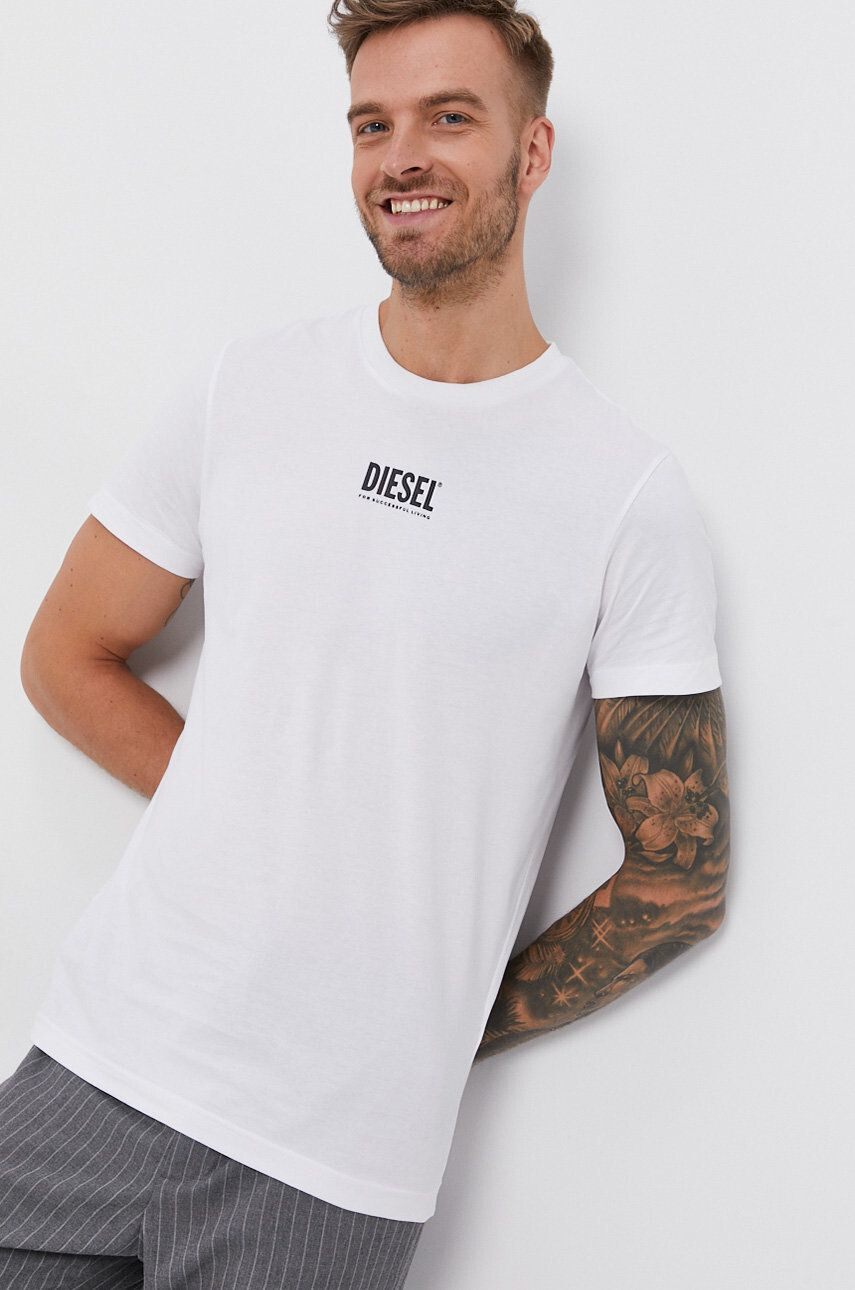 Diesel Tricou din bumbac - Pled.ro