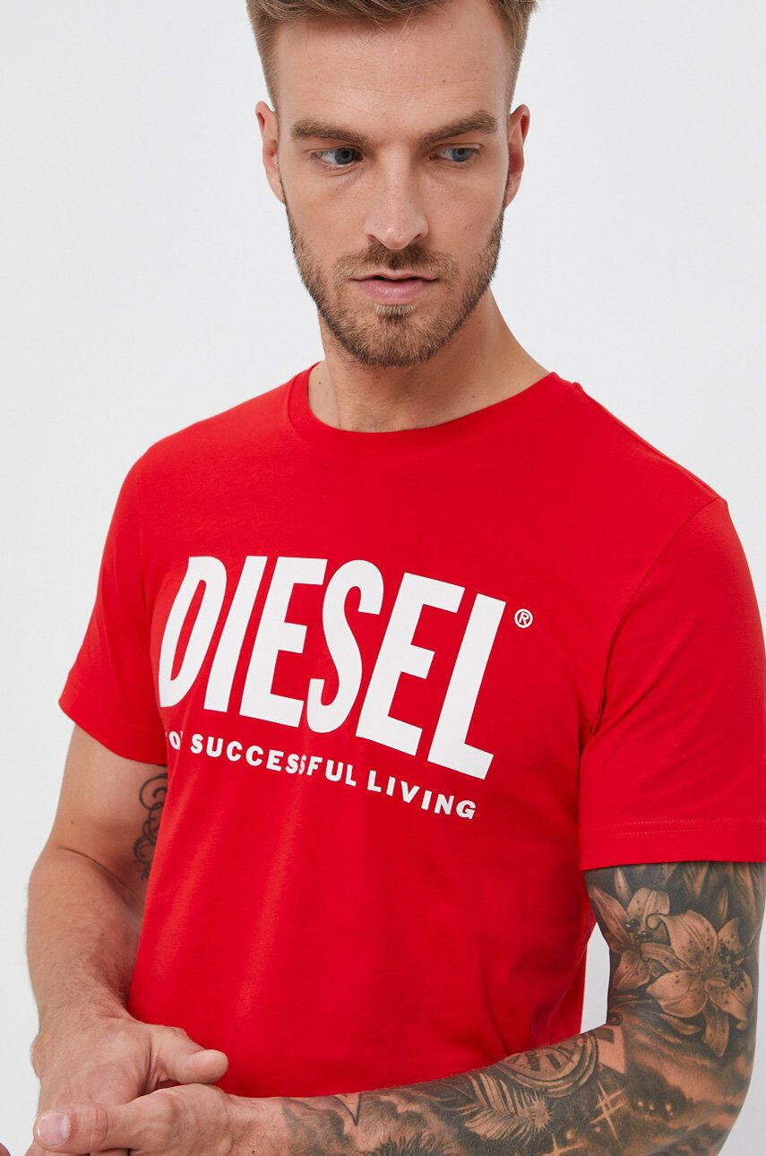 Diesel Tricou din bumbac - Pled.ro