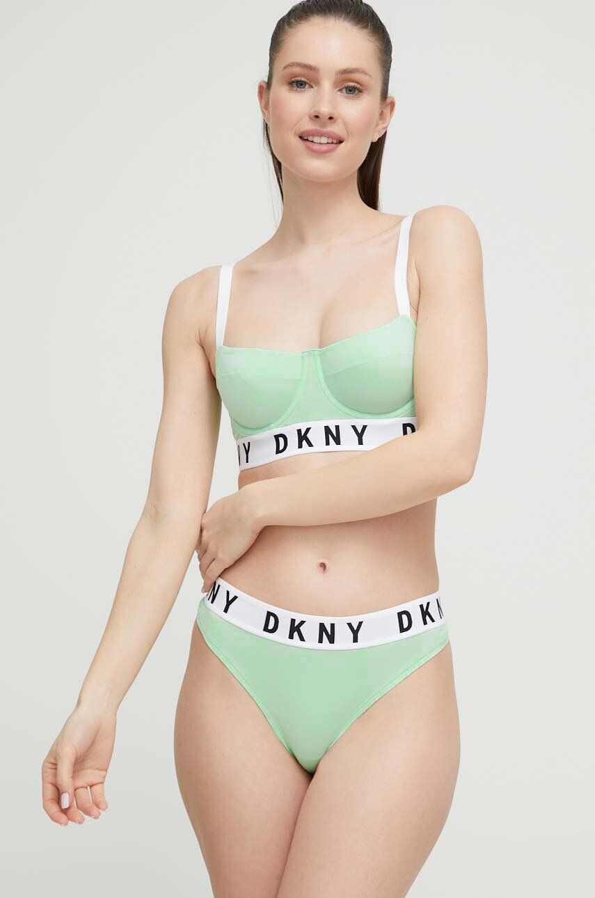 DKNY culoarea verde neted - Pled.ro