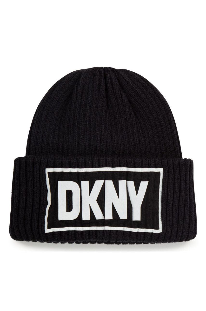 DKNY caciula copii culoarea negru - Pled.ro