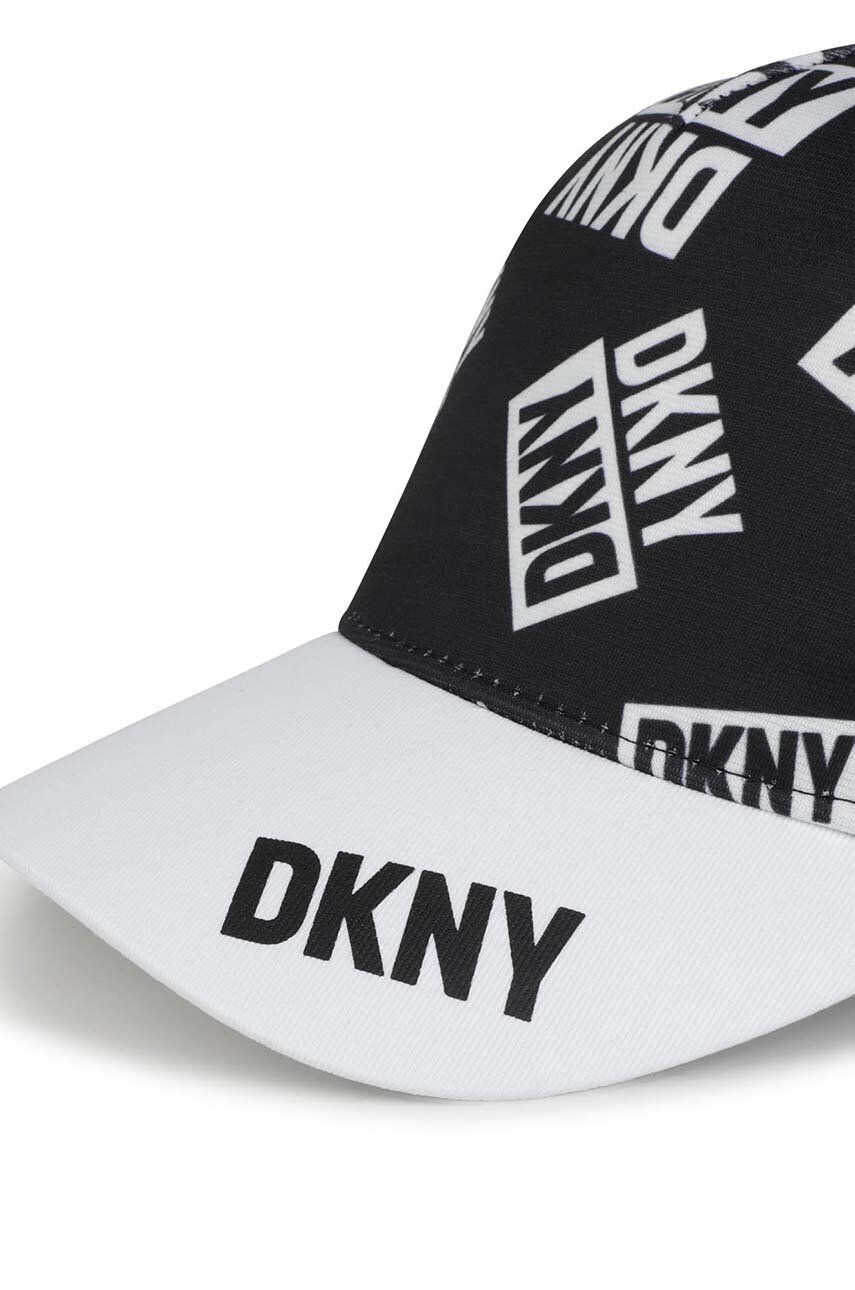 DKNY caciula copii culoarea negru modelator - Pled.ro