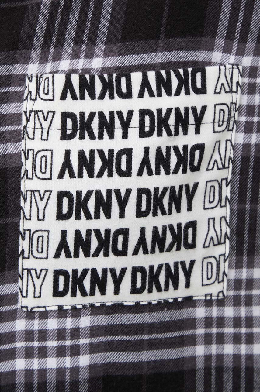 DKNY camasa de noapte femei culoarea negru - Pled.ro