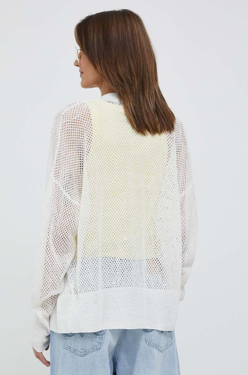 DKNY cardigan de in culoarea bej light - Pled.ro