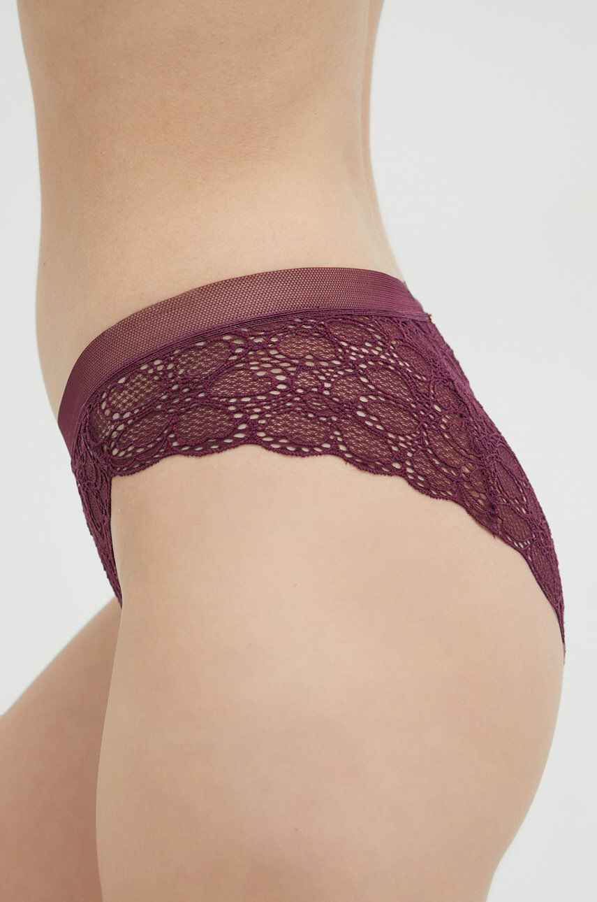 DKNY chiloti brazilieni culoarea violet - Pled.ro