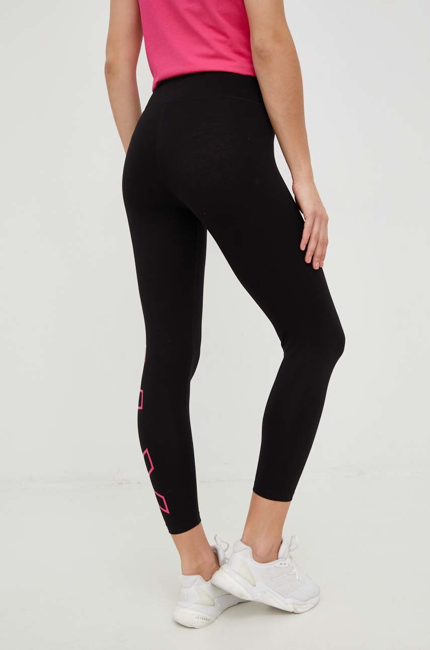 DKNY colanti femei culoarea negru cu imprimeu - Pled.ro