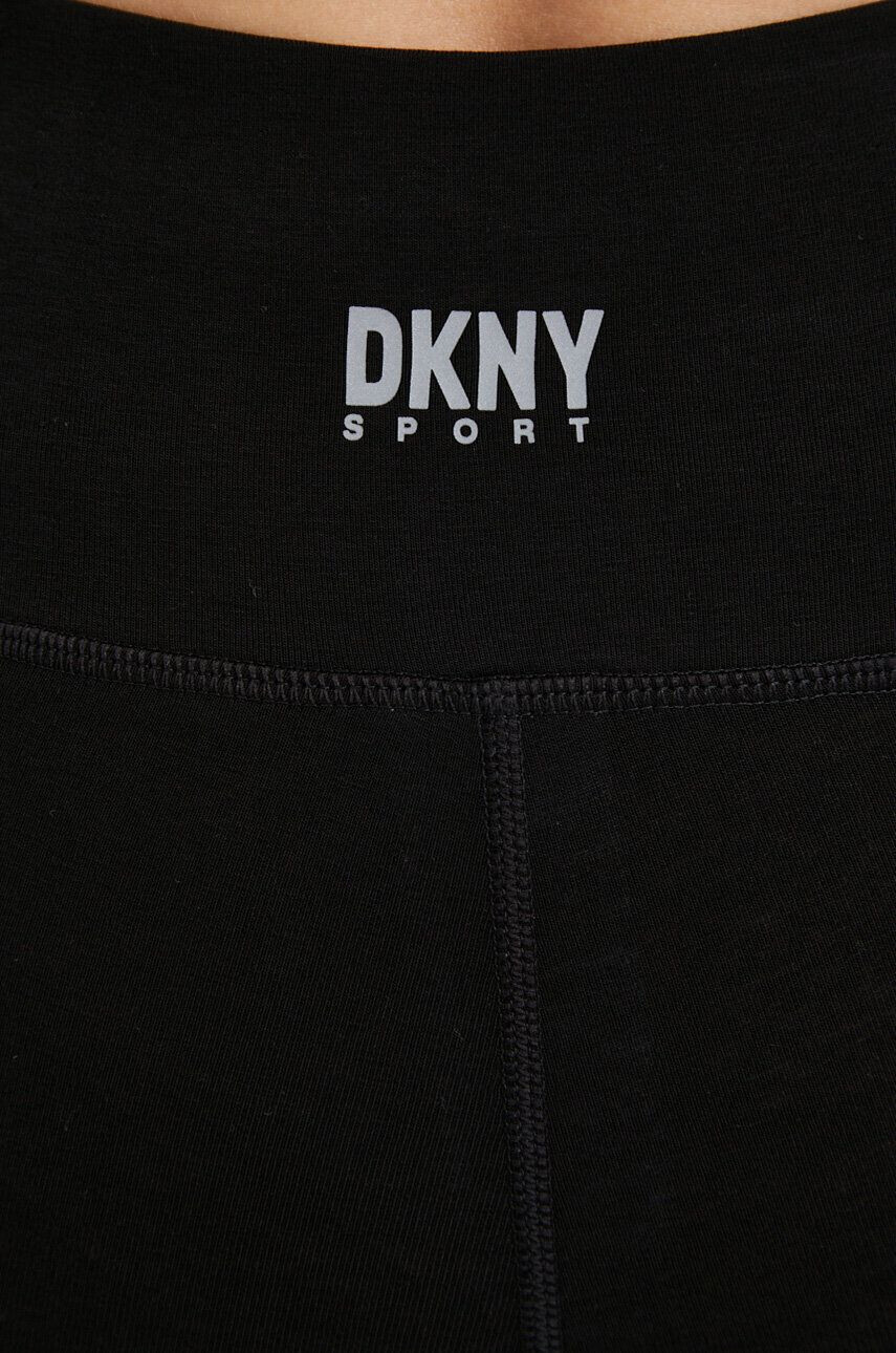 DKNY colanti femei culoarea negru cu imprimeu - Pled.ro