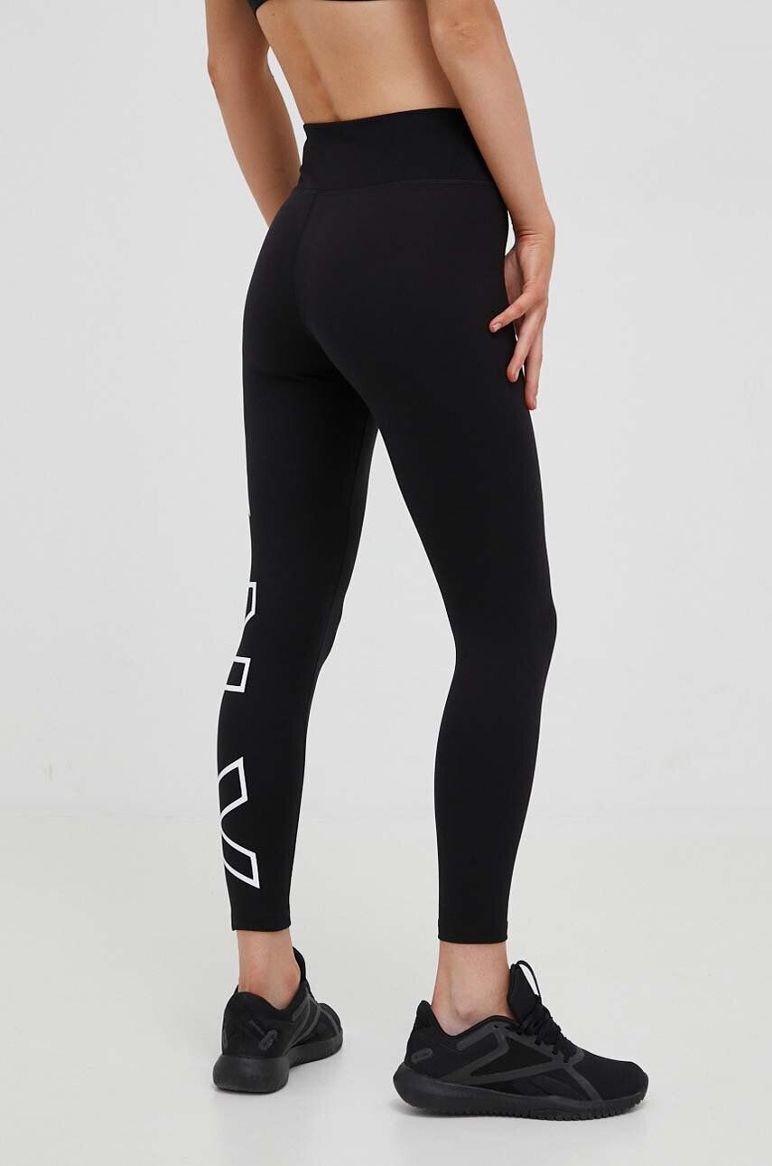 DKNY colanti femei culoarea negru neted - Pled.ro