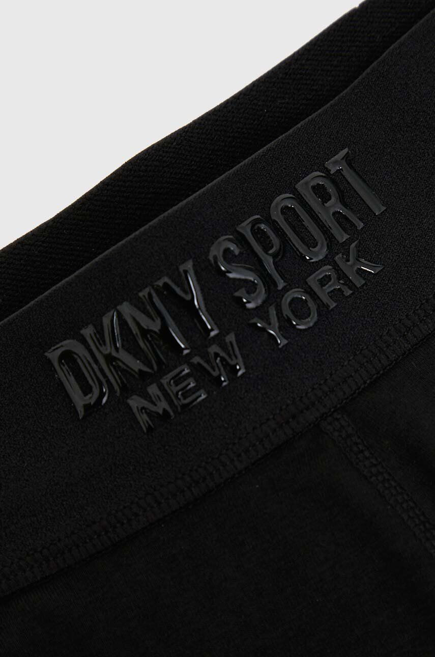 DKNY colanti femei culoarea negru neted - Pled.ro