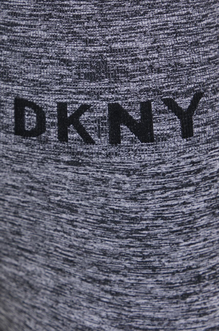 DKNY colanti femei culoarea gri melanj - Pled.ro