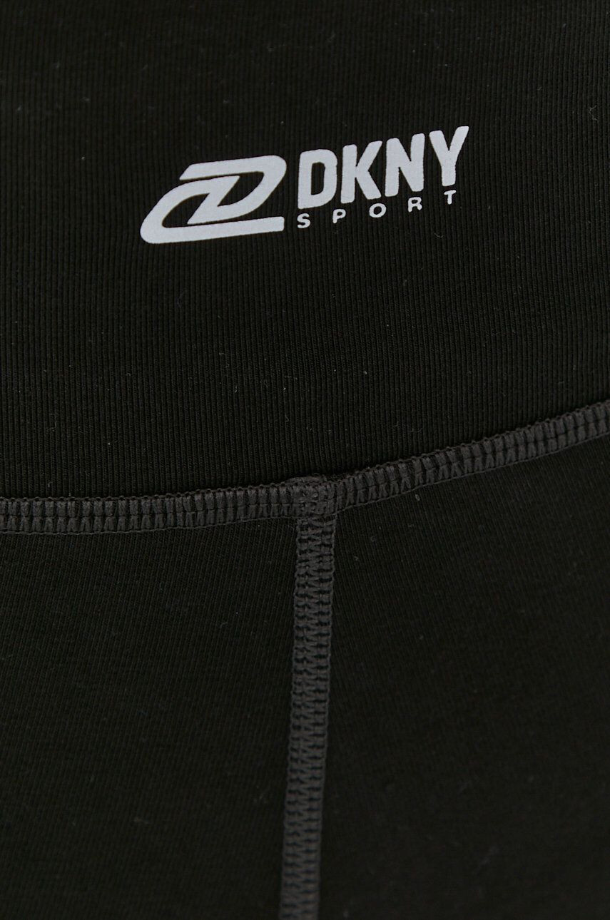 DKNY colanti femei culoarea negru cu imprimeu - Pled.ro