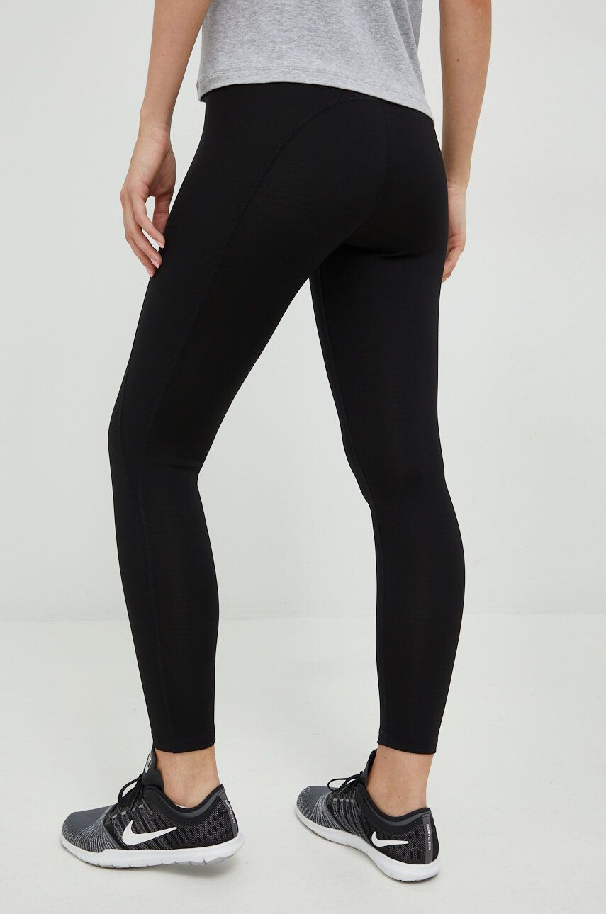 DKNY colanti femei culoarea negru neted - Pled.ro