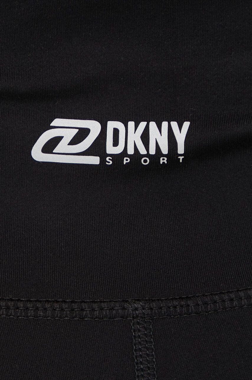 DKNY colanti femei culoarea negru neted - Pled.ro