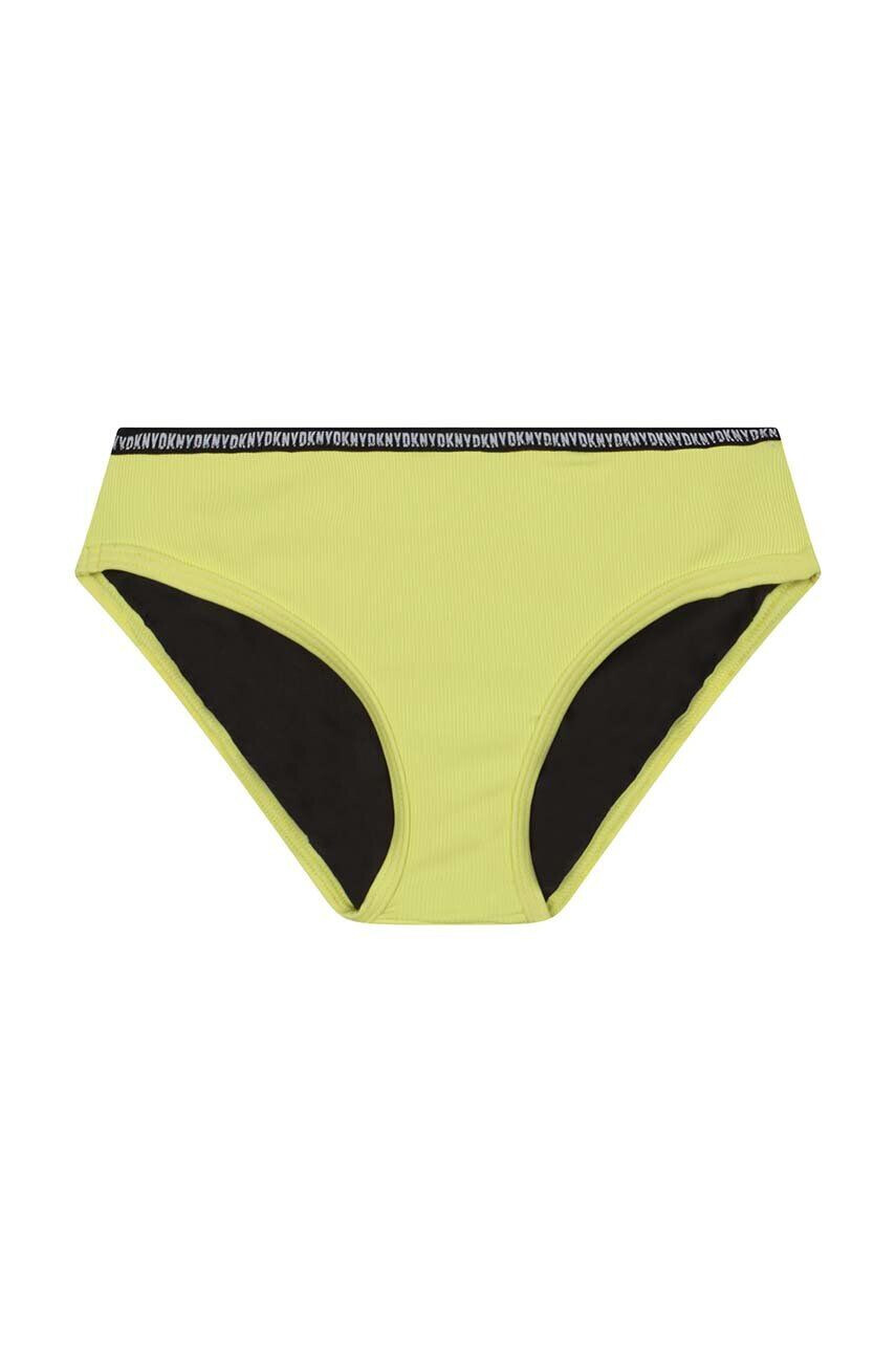 DKNY costum de baie pentru copii din două piese culoarea galben - Pled.ro