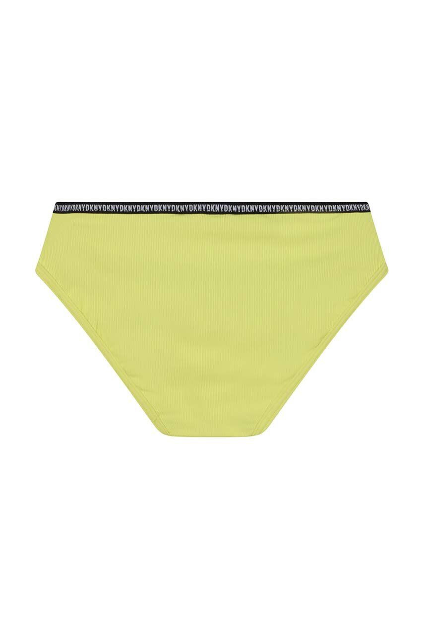 DKNY costum de baie pentru copii din două piese culoarea galben - Pled.ro