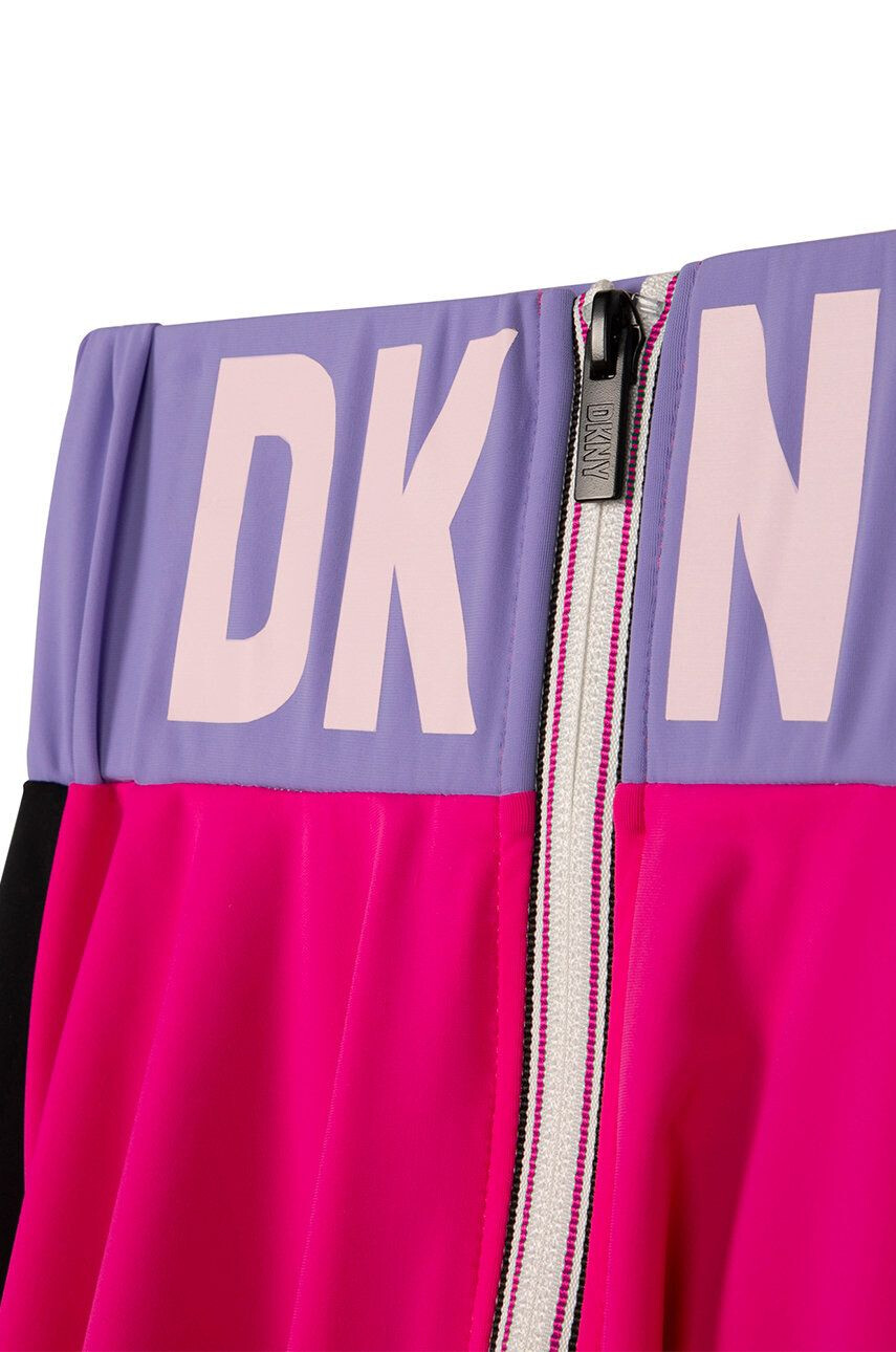 DKNY fusta fete culoarea roz mini evazati - Pled.ro