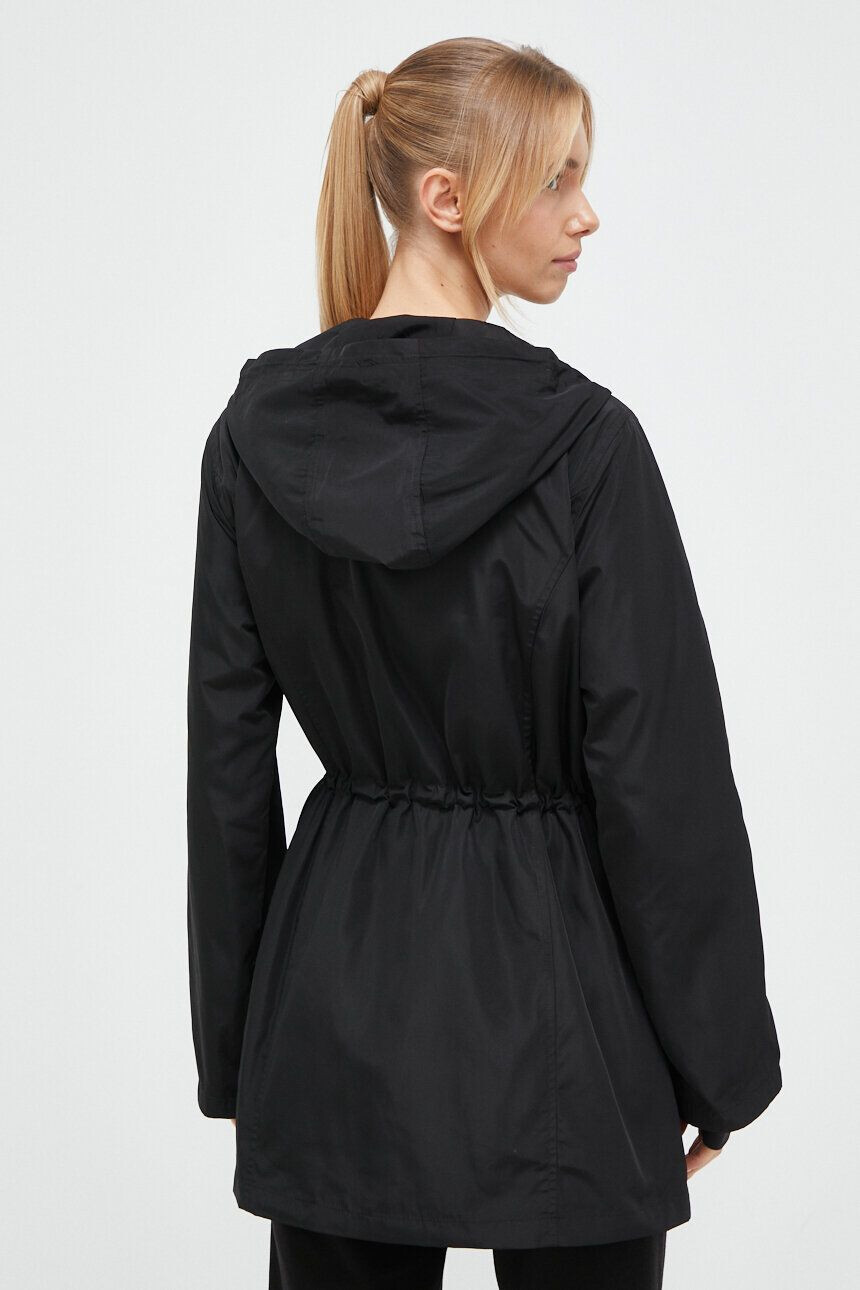 DKNY geaca femei culoarea negru de tranzitie - Pled.ro