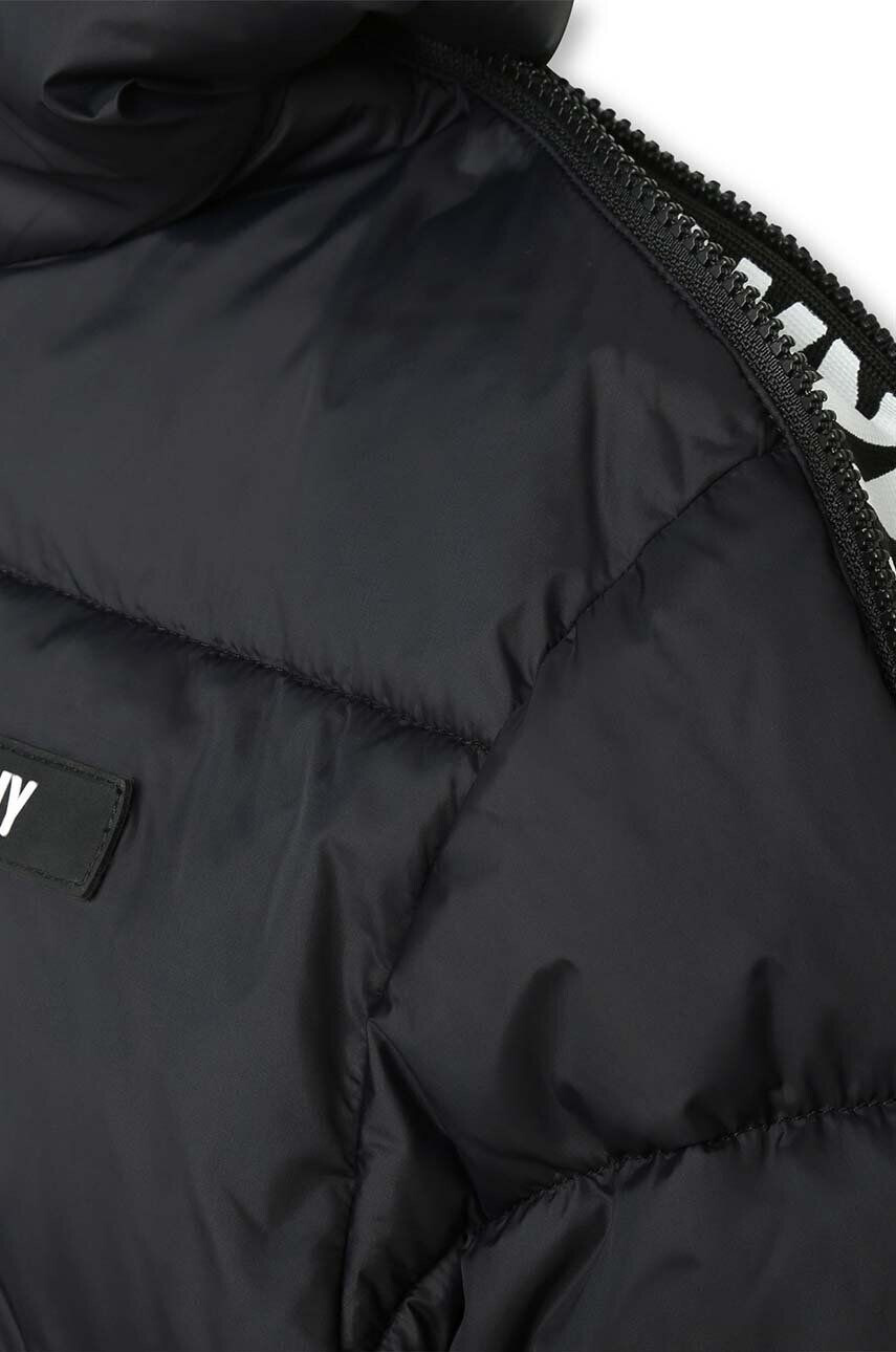 DKNY geaca copii culoarea negru - Pled.ro