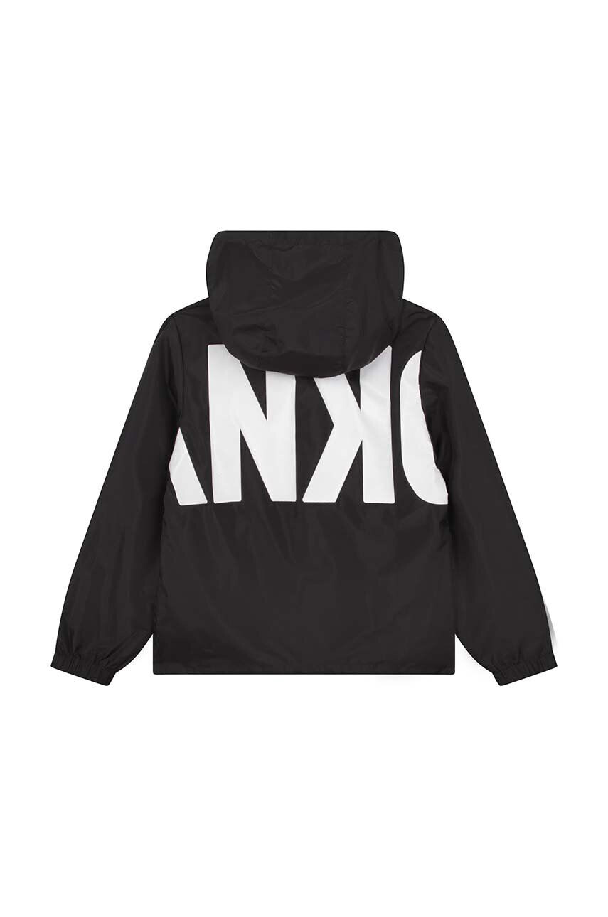 DKNY geaca reversibila pentru copii culoarea negru - Pled.ro