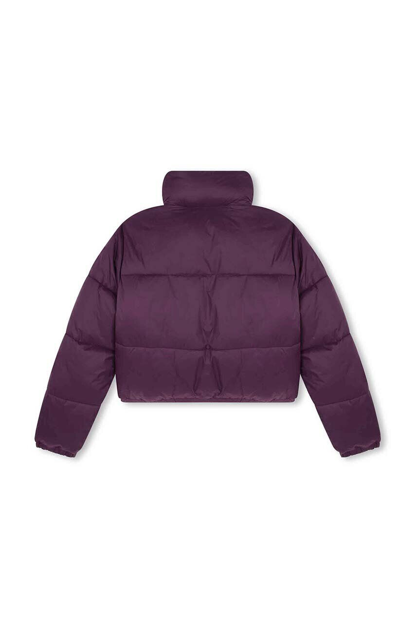 DKNY geaca reversibila pentru copii culoarea violet - Pled.ro