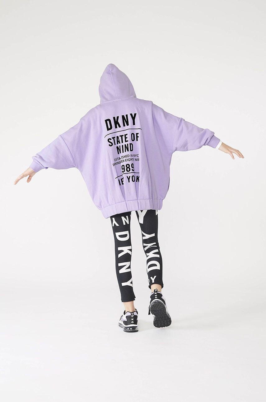 DKNY Hanorac de bumbac pentru copii - Pled.ro